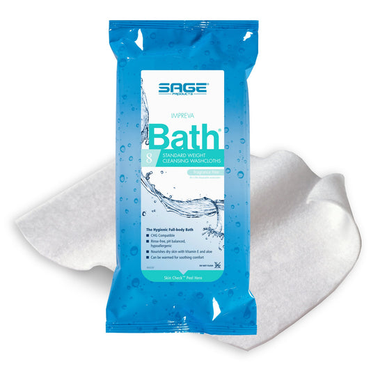 Sage bath washcloth standard weight