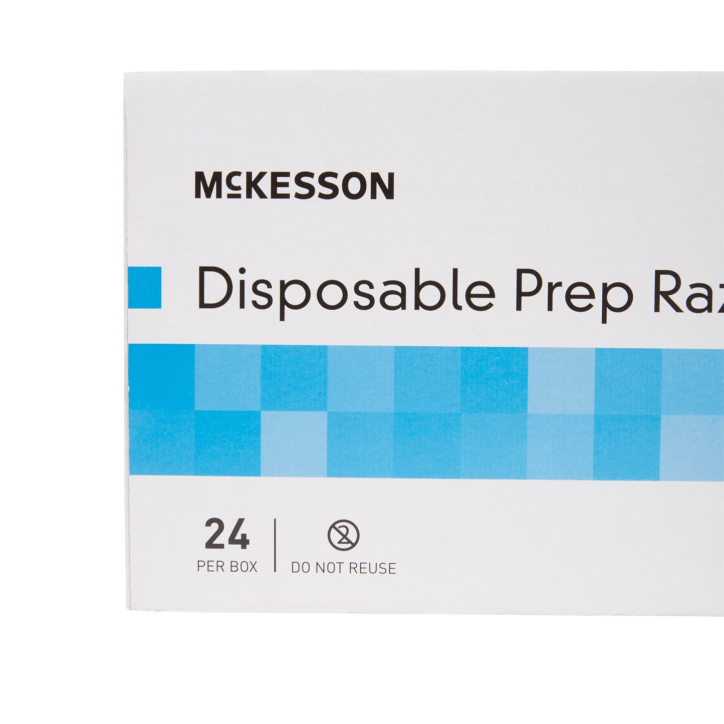 Surgical Prep Razor Double Edge Single Blade Disposable McKesson