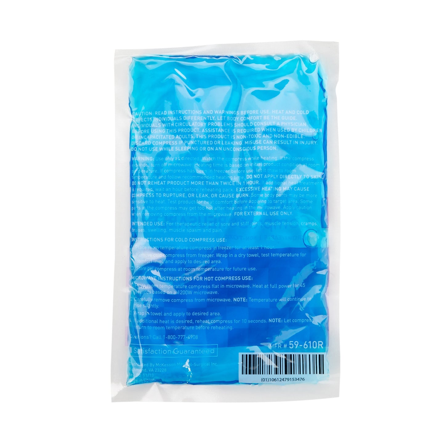 Rectangle mckesson cold & hot compress