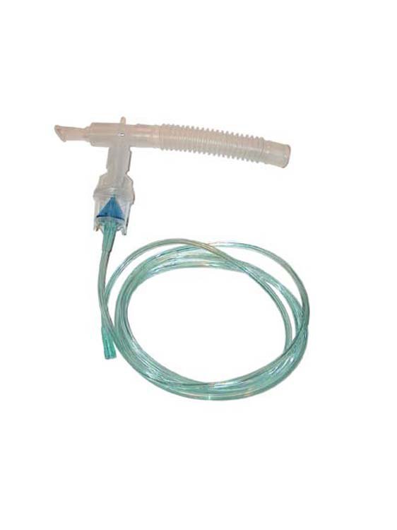 Nebulizer kit with tubing, medication cup, tee adapter, mouthpiece