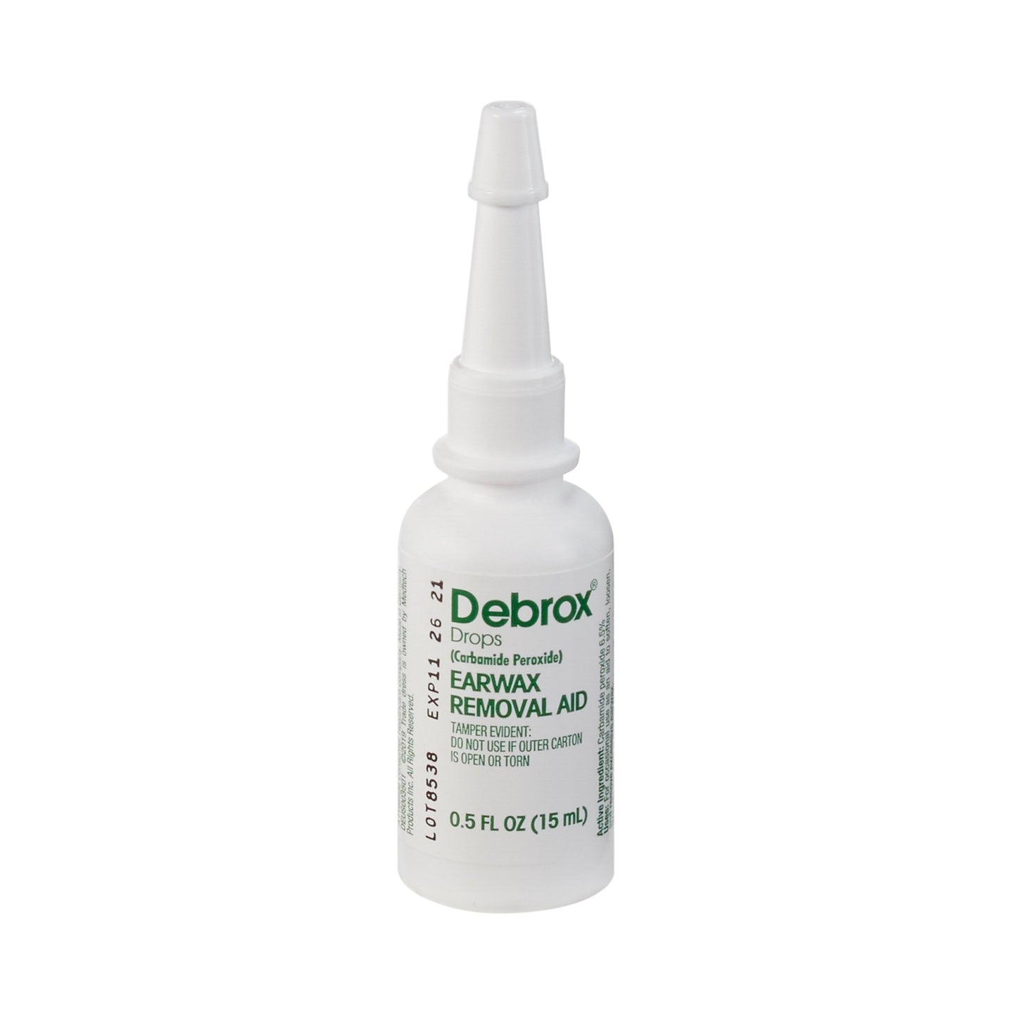 Ear Wax Remover Debrox® 0.5 oz. Otic Drops 6.5% Strength Carbamide Peroxide