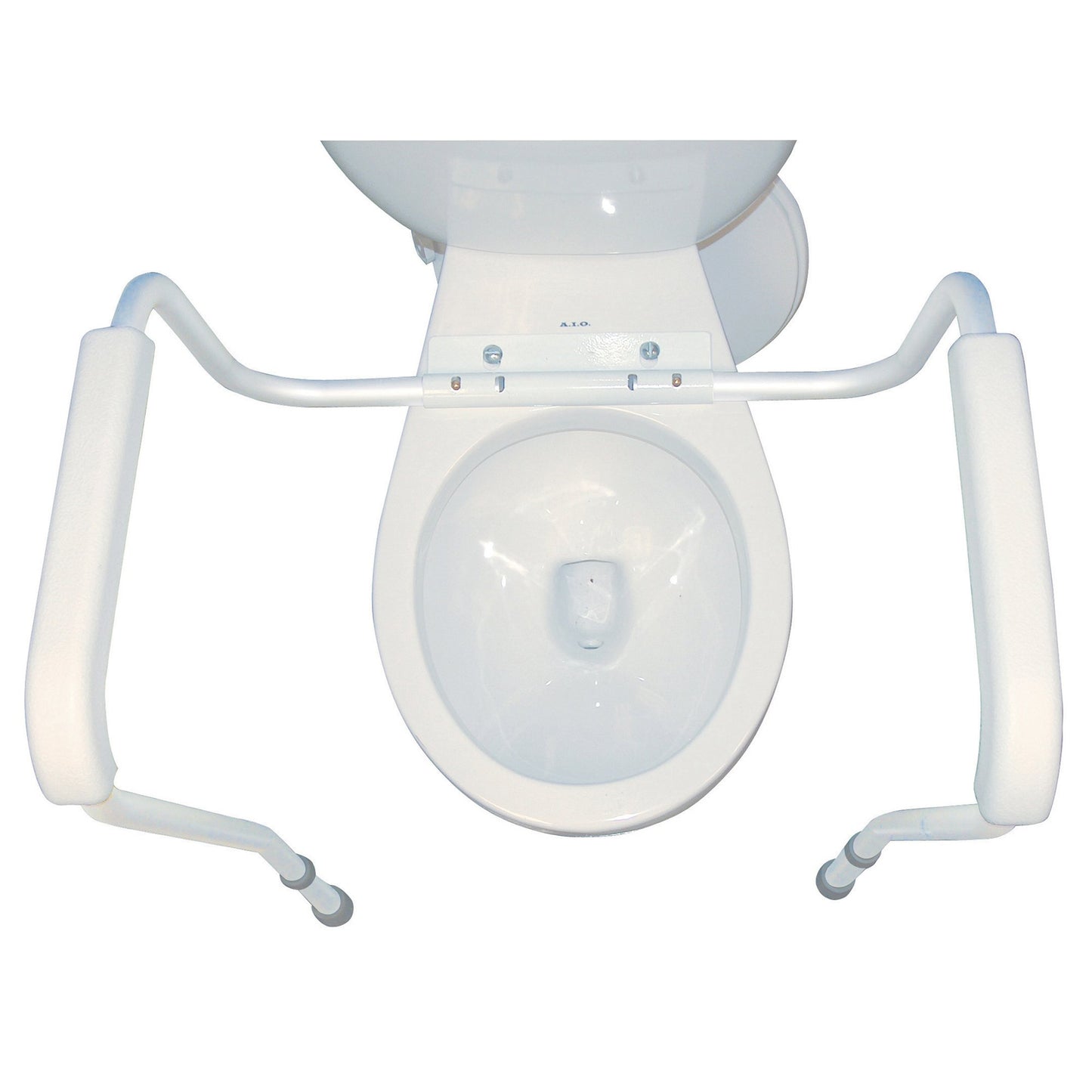 Toilet Safety Rail drive™ White / Gray Aluminum