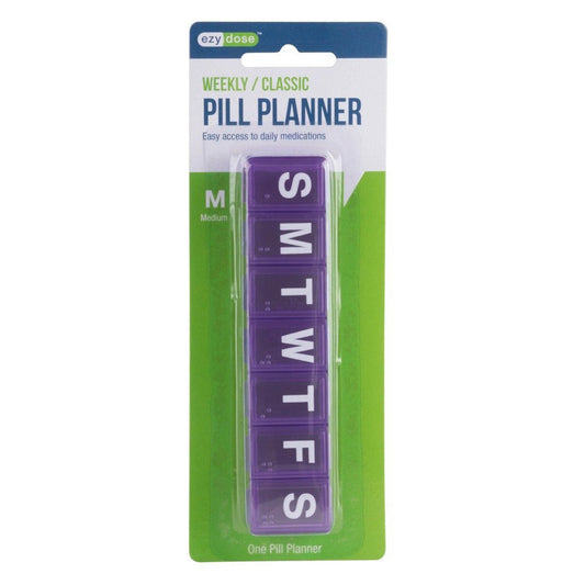 ezy dose weekly classic pill planner medium, SMTWTFS