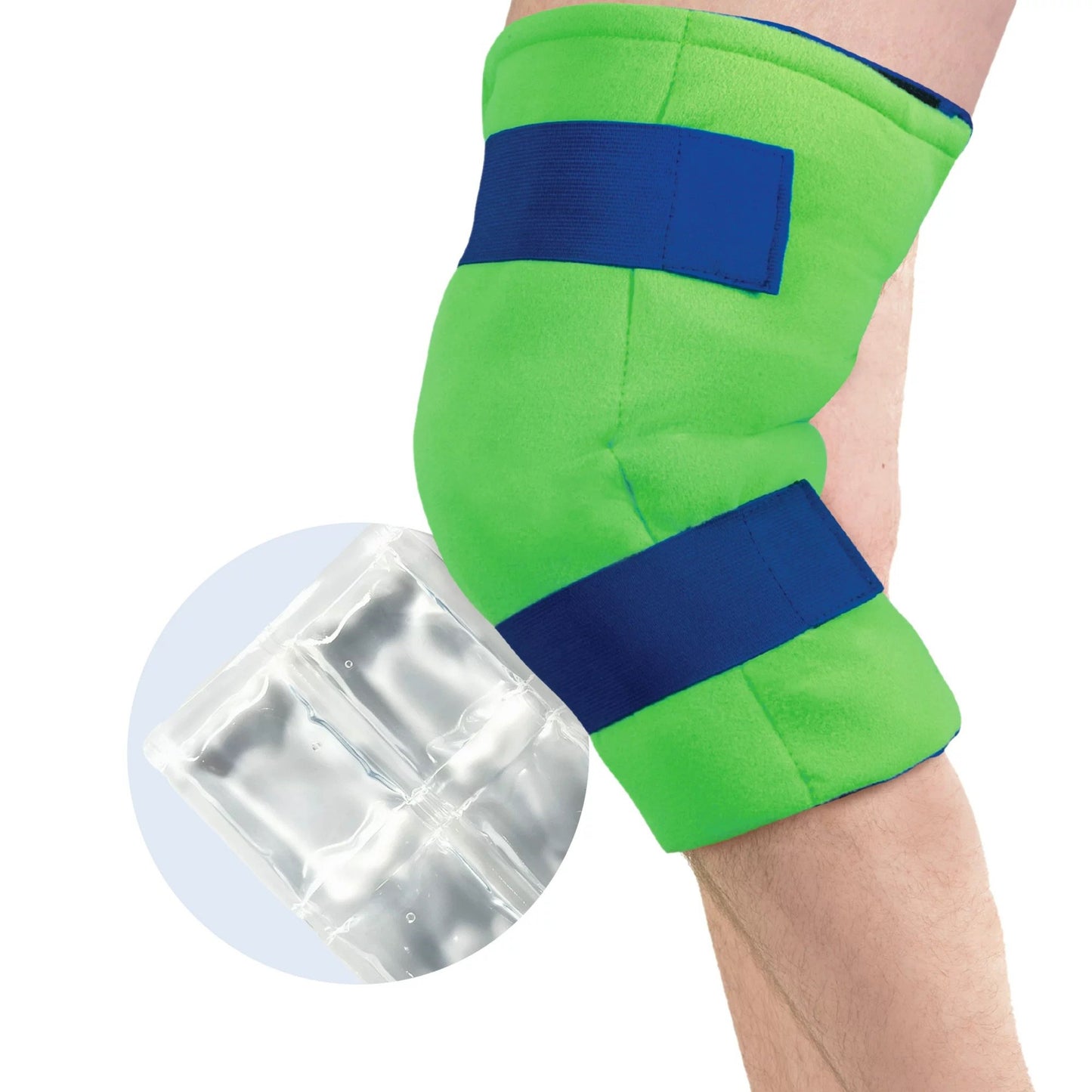 Cold Pack with Wrap Polar Ice® Foot/Ankle, Knee, Wrist/Elbow Reusable