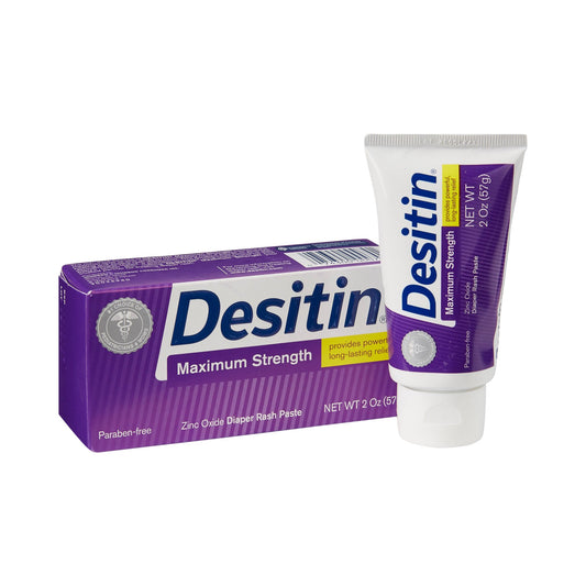 a bottle of desitin for diaper rash/incontinence. 2 oz bottle