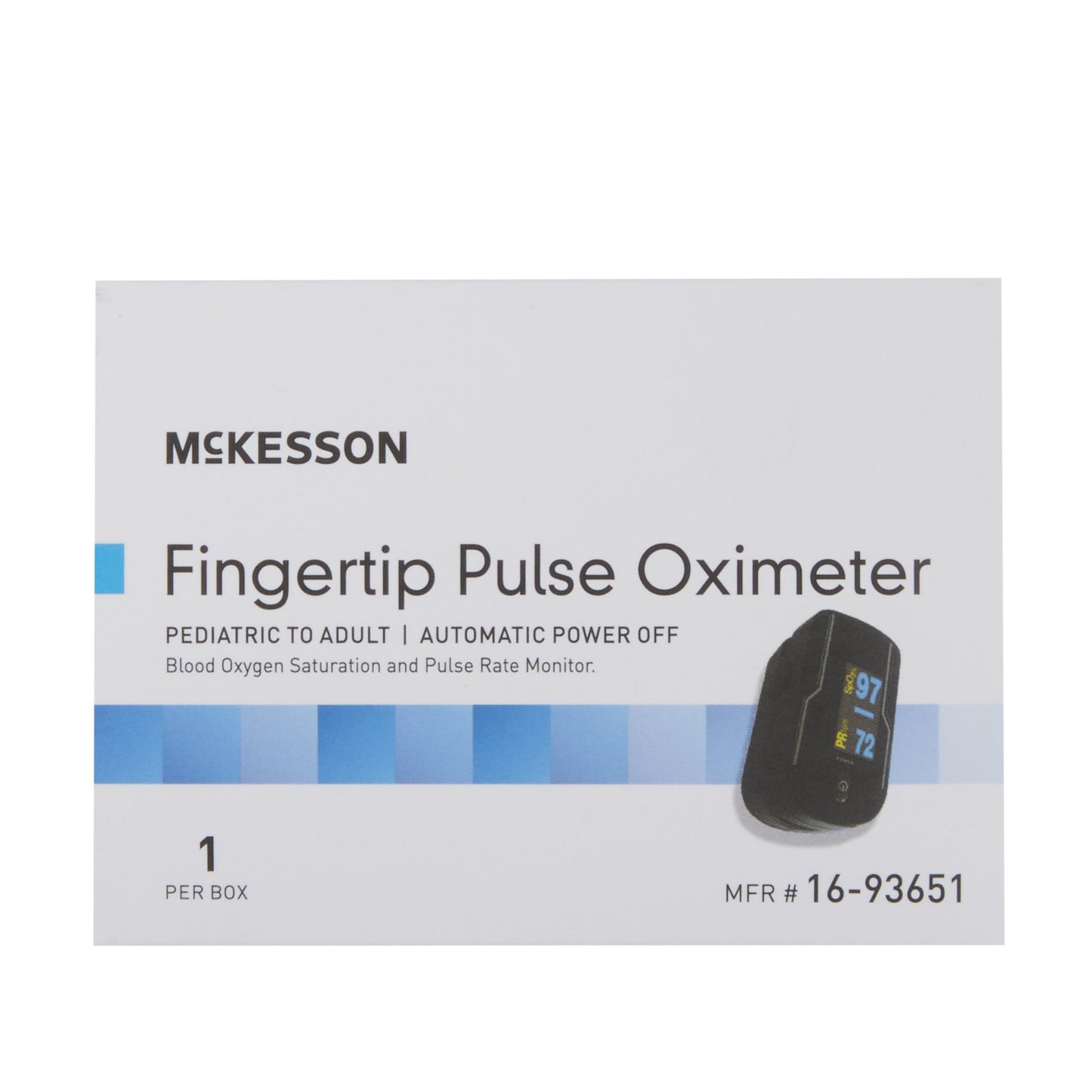 Fingertip Pulse Oximeter Adult Compact Lightweight