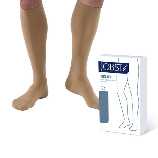 Jobst relief knee high beige