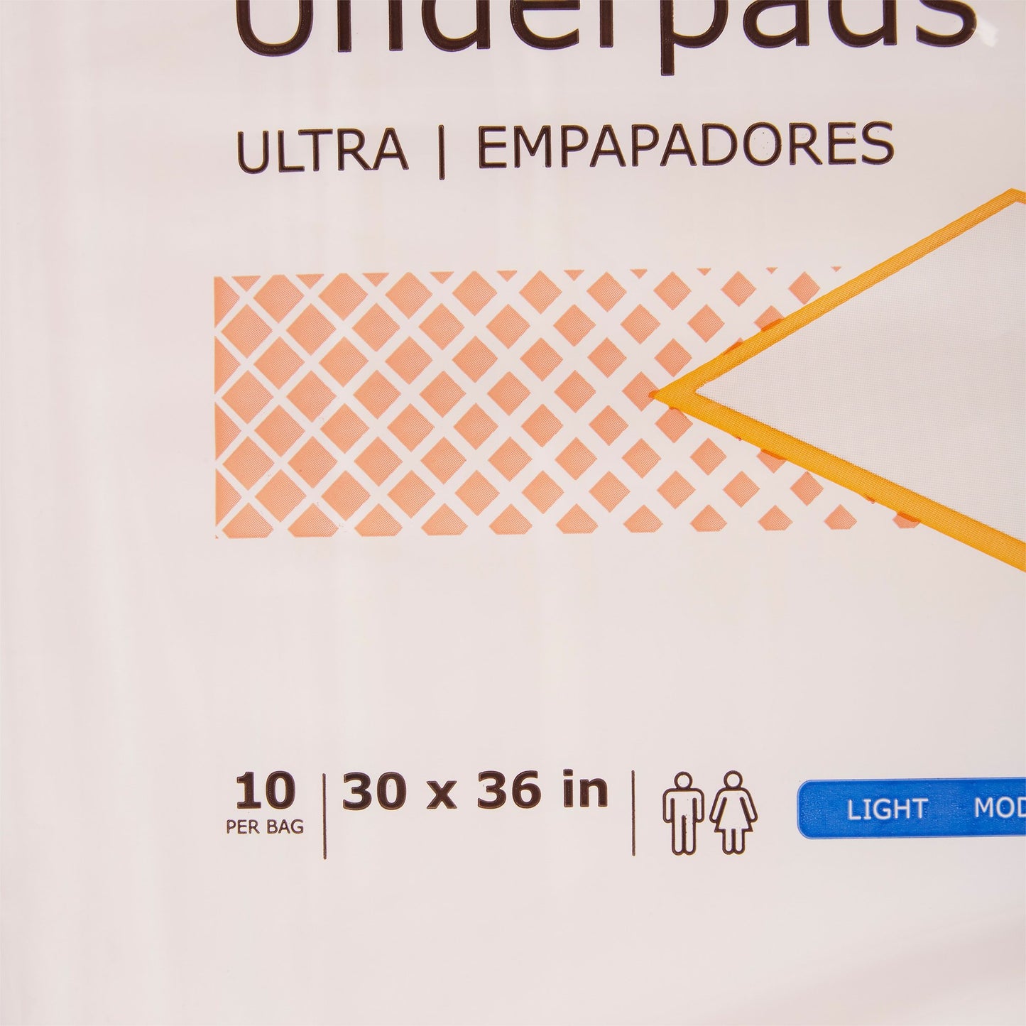 Disposable Underpad Ultra 30 X 36 Inch Fluff / Polymer Heavy Absorbency