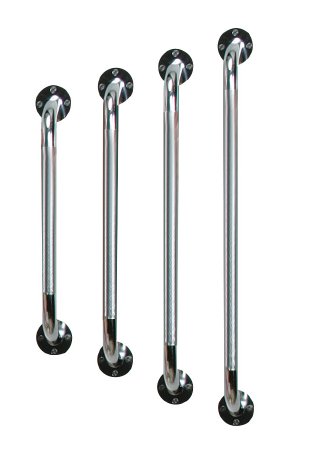 4 different sizes of steel grab bars