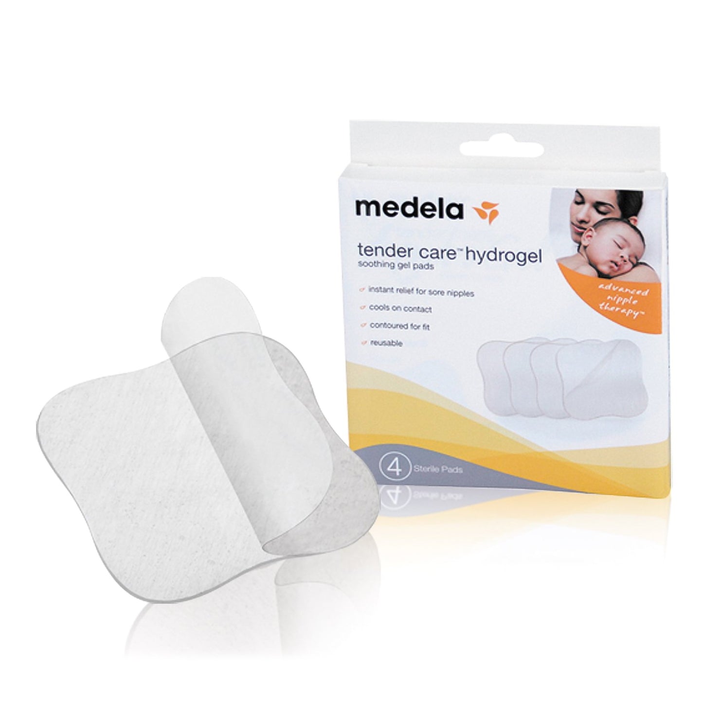 Nursing Pad Tender Care™ Water / Glycerol / Polymer Reusable