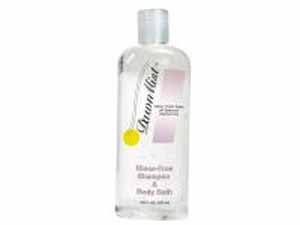 a bottle of dawnmist no rinse shampoo & body wash 16 fl oz