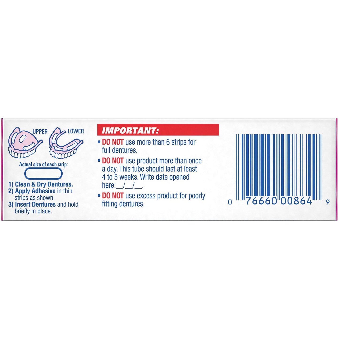 Denture Adhesive Fixodent® Original Cream 1.4 oz.