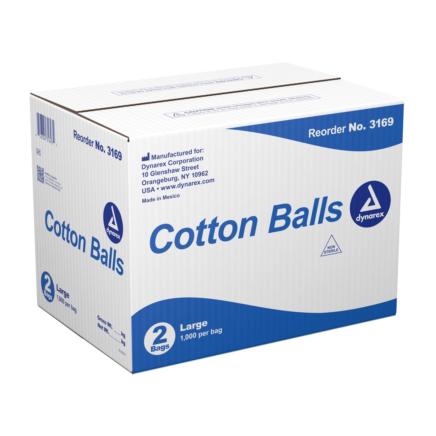 Cotton Ball Dynarex Large NonSterile