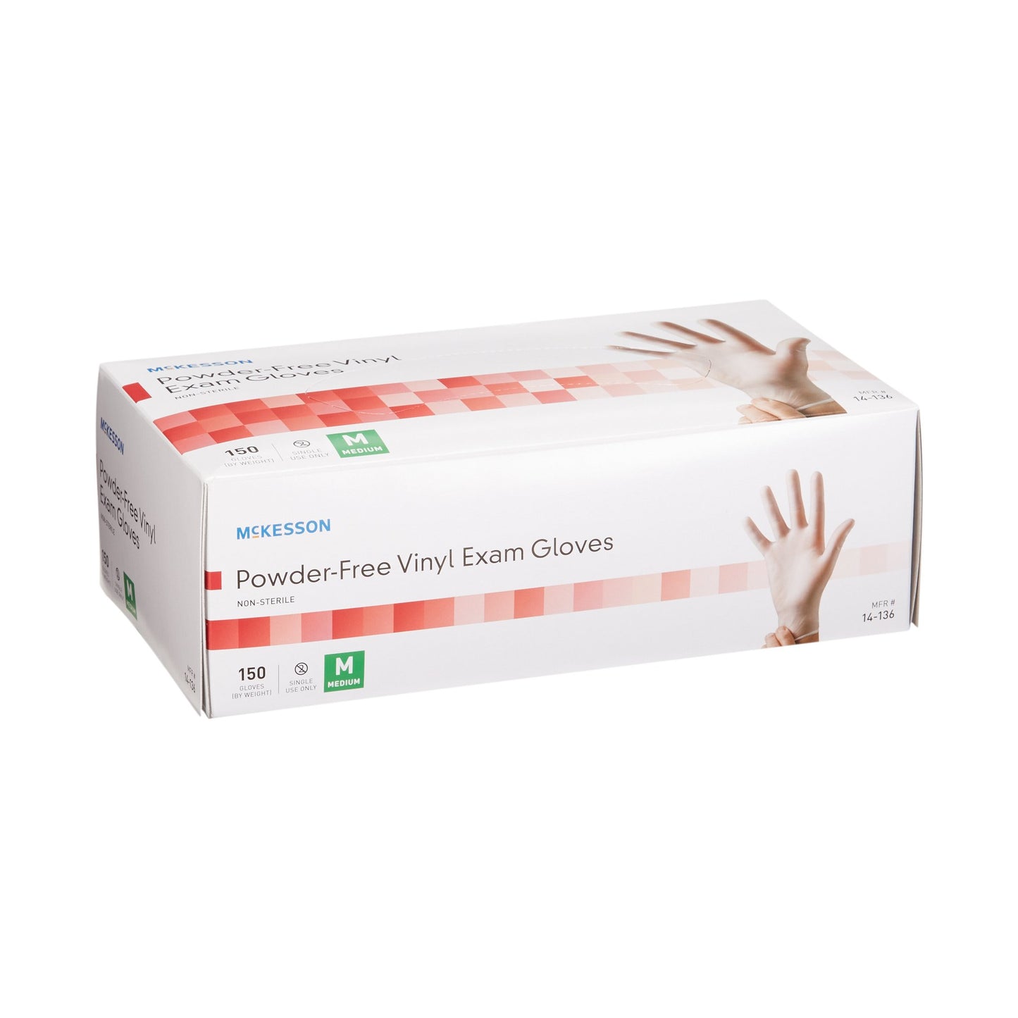 Exam Glove Vinyl Clear Latex-Free High Tactile Sensitivity