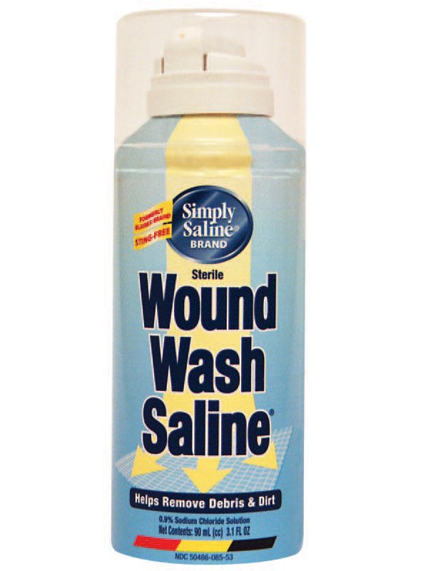 Wound Cleanser Wash Spray Can Sterile Simply Saline™