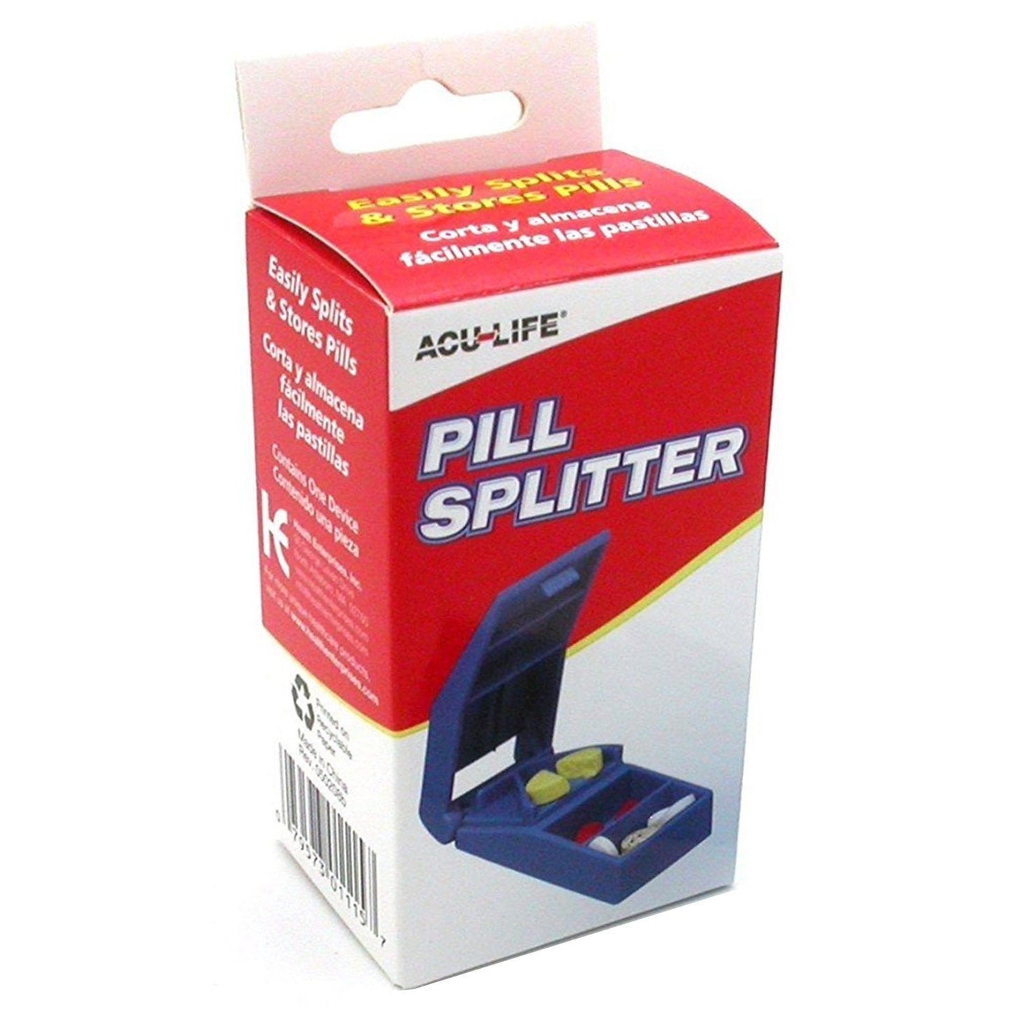 Pill Cutter Acu-Life® Hand Operated Blue