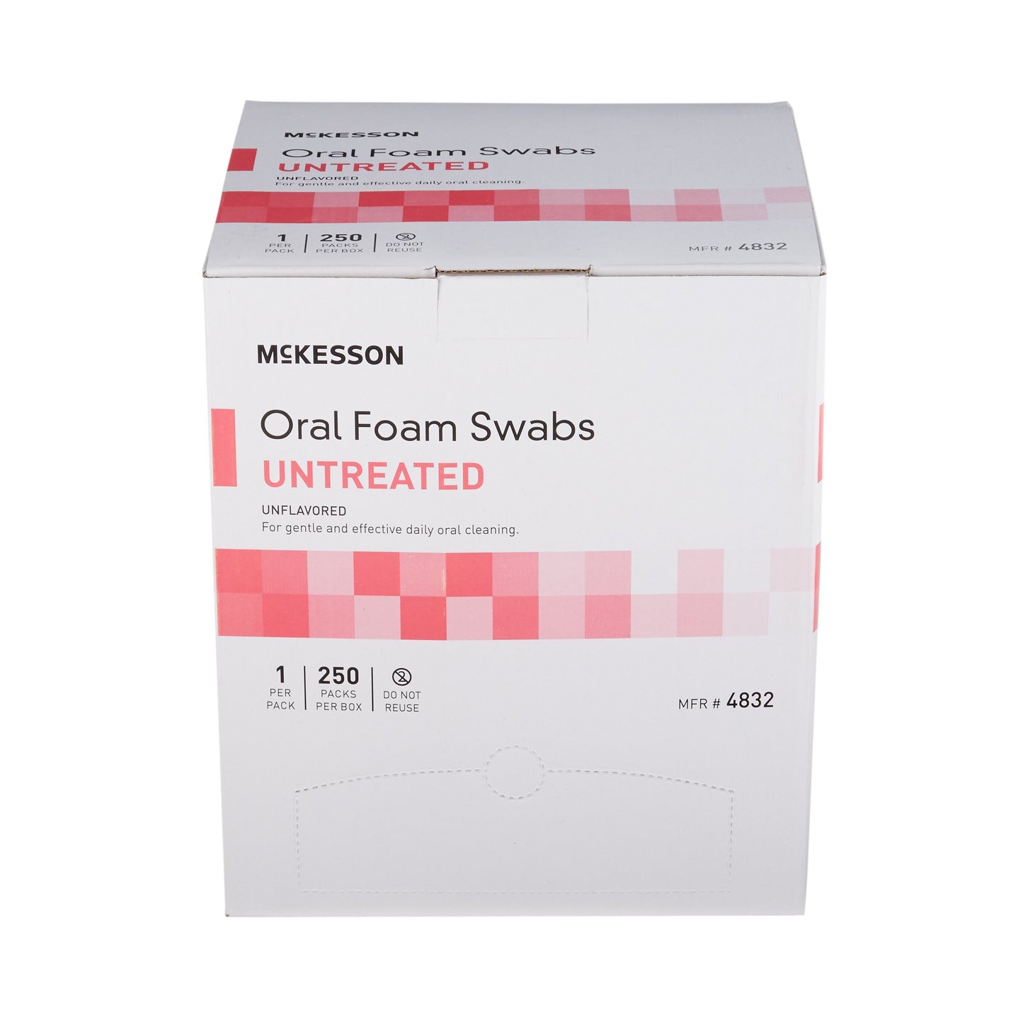 Oral Swab McKesson Untreated Foam Tip Unflavored (1 Per Pack)