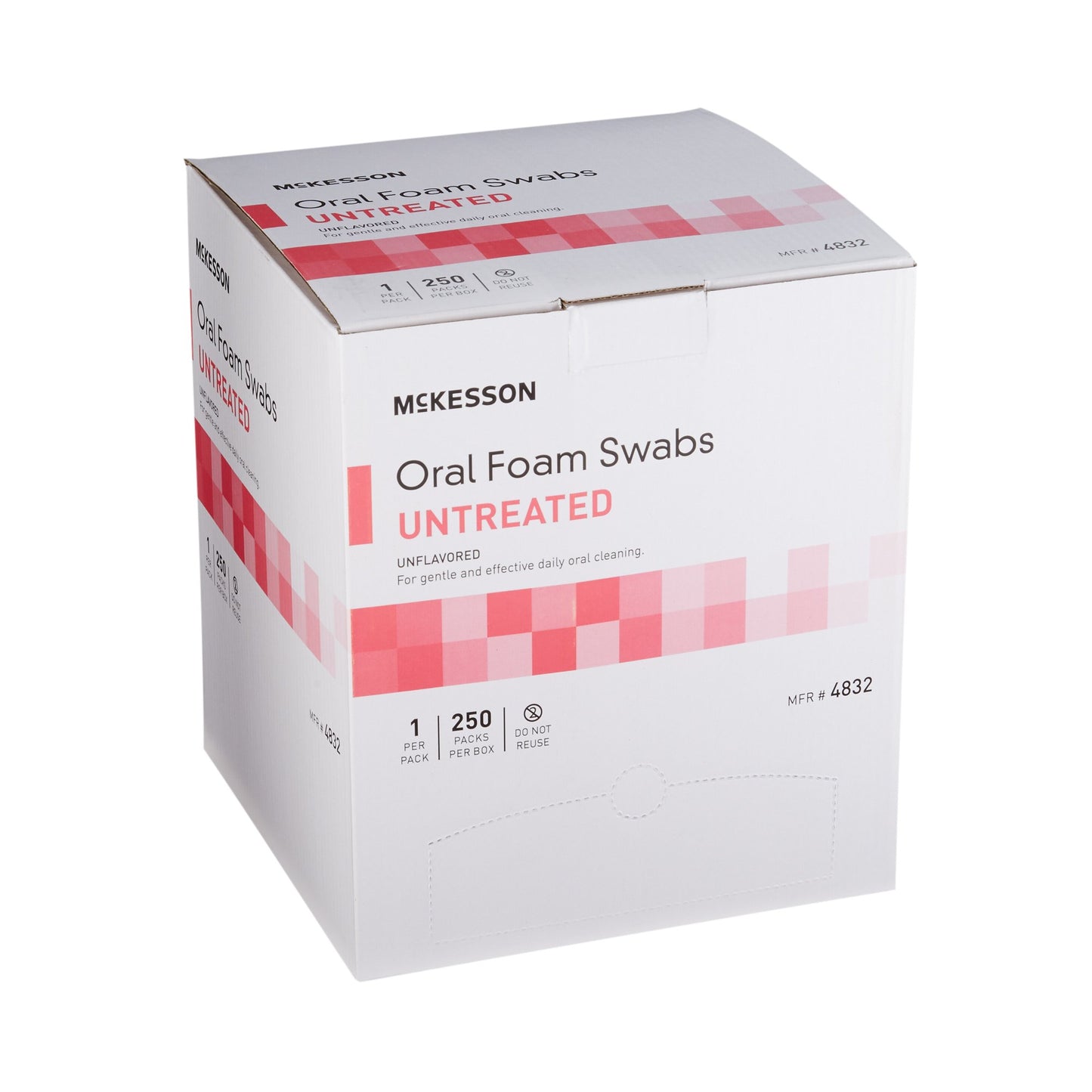 Oral Swab McKesson Untreated Foam Tip Unflavored (1 Per Pack)