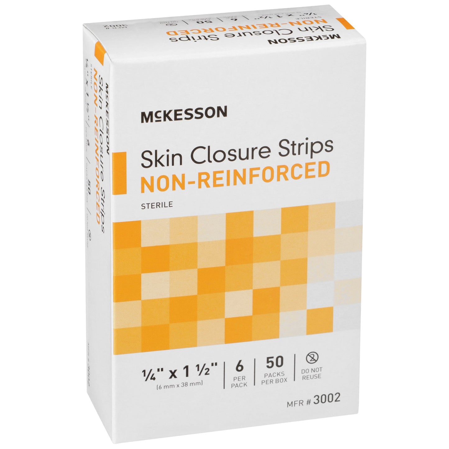 Skin Closure Strip 1/4 X 1-1/2 Inch Tan Flexible Skin Friendly McKesson