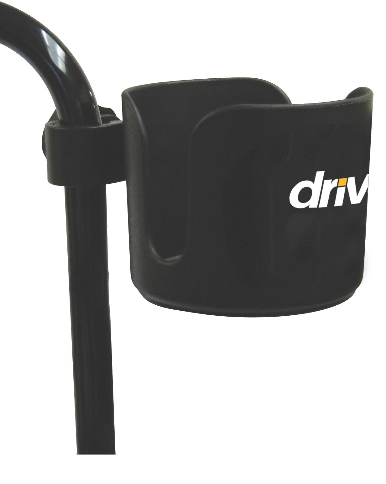 drive cup holder attached to a rail