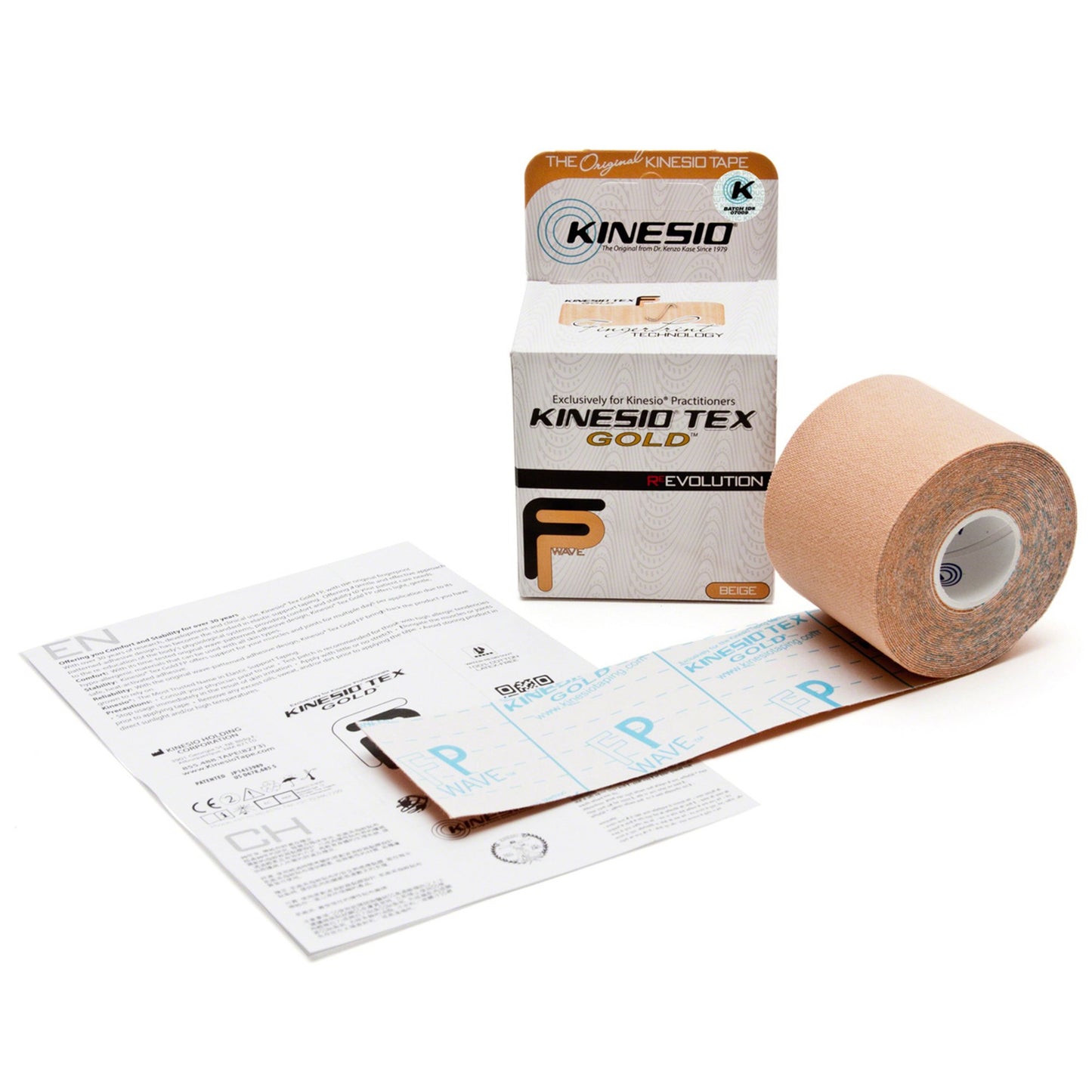 Kinesiology Tape Kinesio® Tex Gold™ FP Beige 2 Inch X 5-1/2 Yard