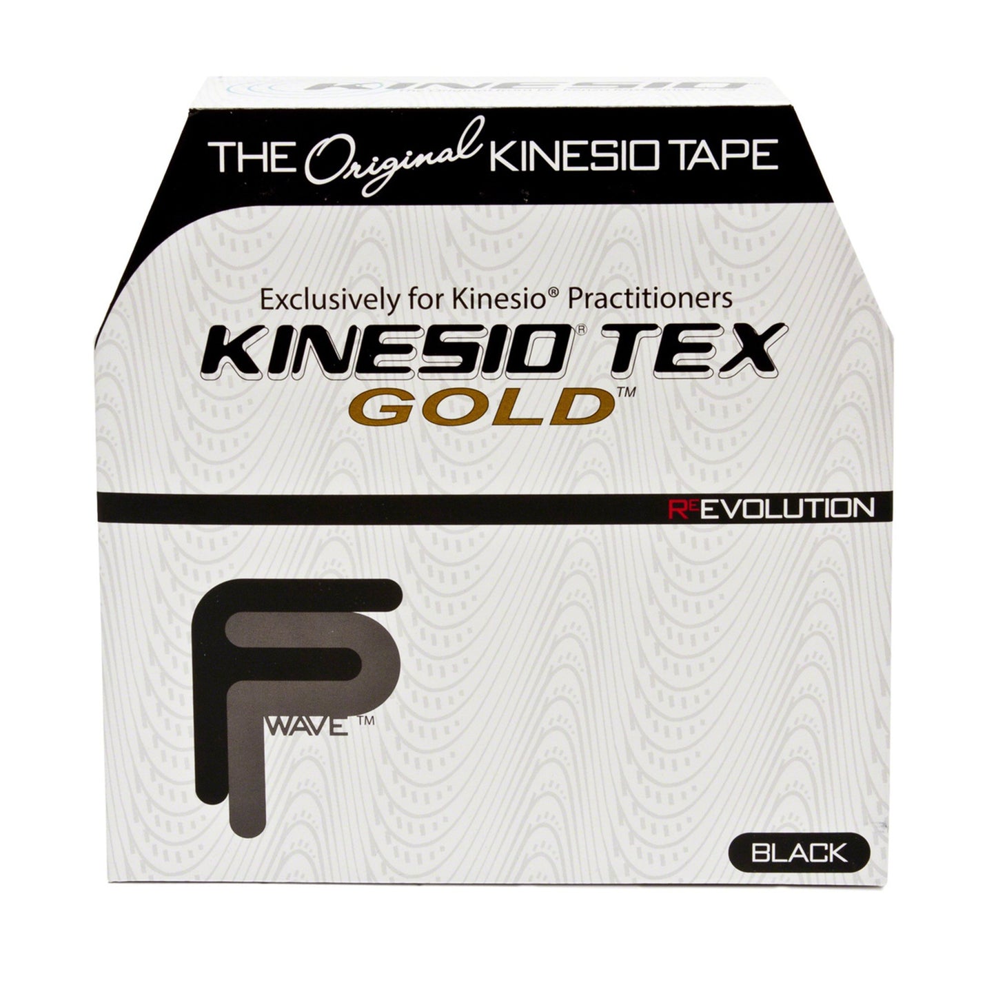 Kinesiology Tape Kinesio® Tex Gold™ FP Black 2 Inch X 34 Yard