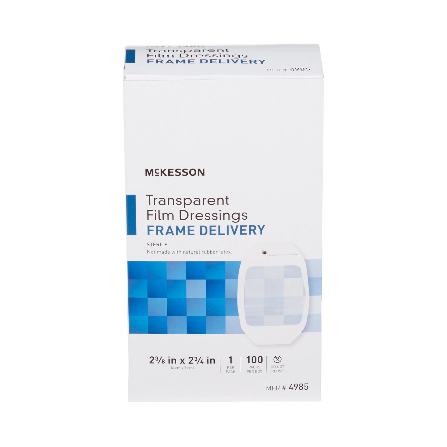 Transparent Film Dressing 2-3/8 X 2-3/4 Inch McKesson