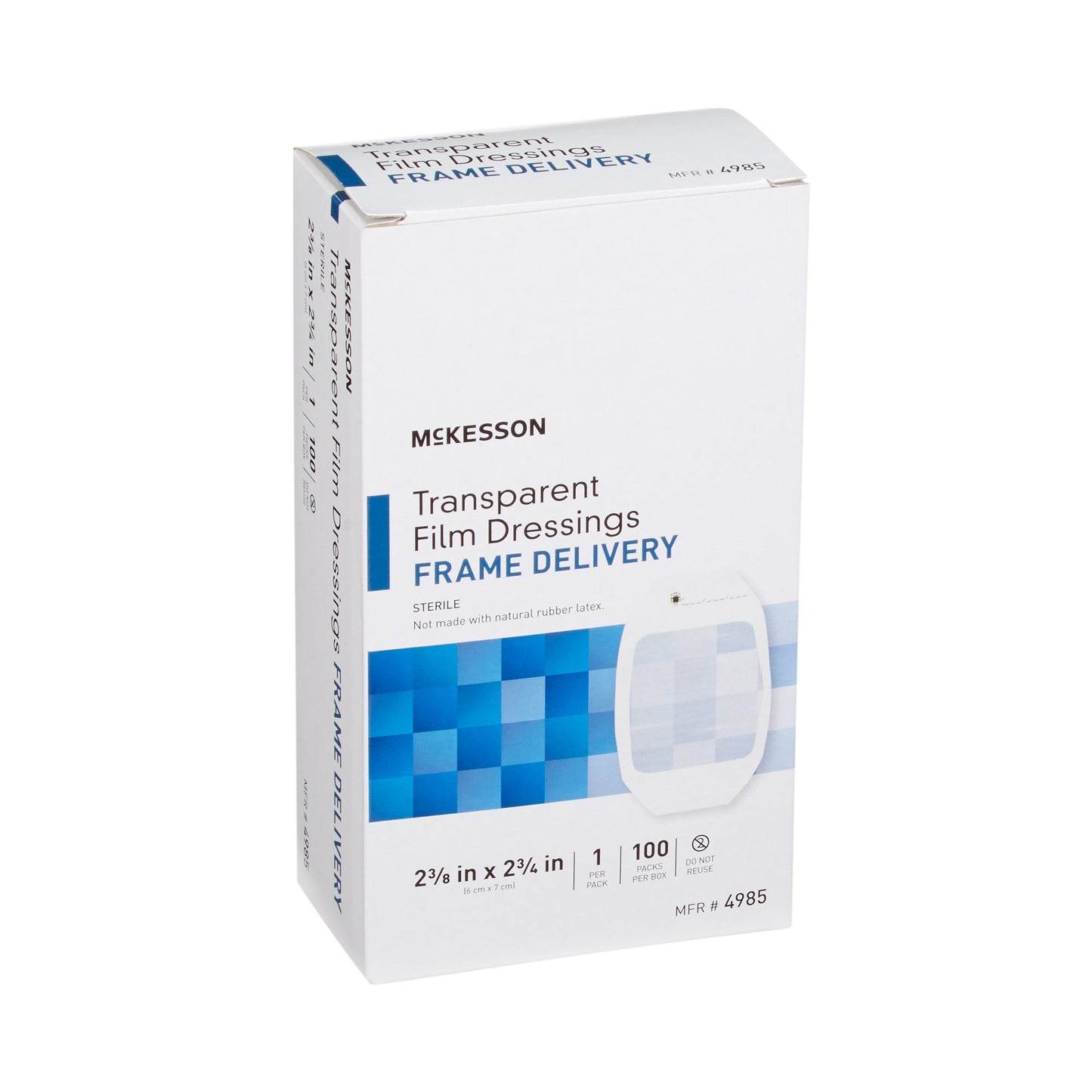 Transparent Film Dressing 2-3/8 X 2-3/4 Inch McKesson