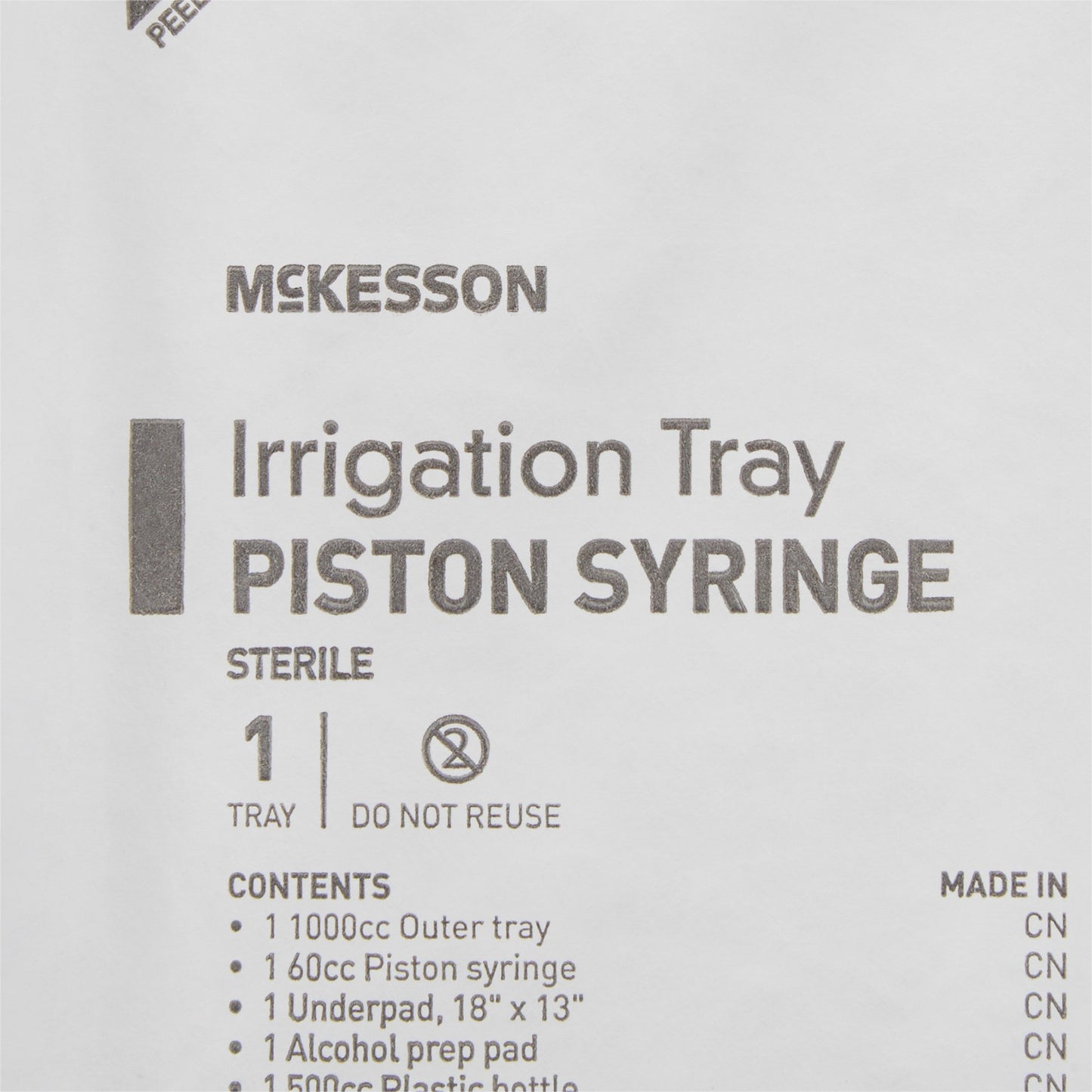 Irrigation Tray McKesson