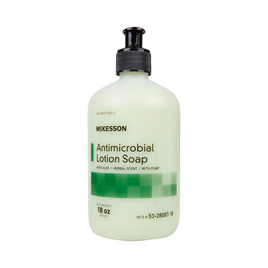 mckesson antimicrobial lotion soap 18oz bottle herbal scent