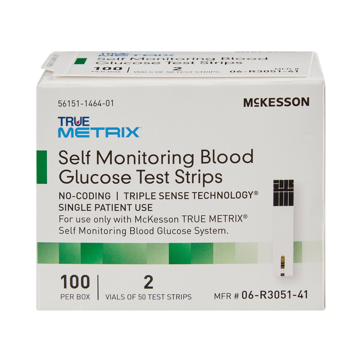 Blood Glucose Test Strips TRUE METRIX® (100 Strips per Pack) McKesson