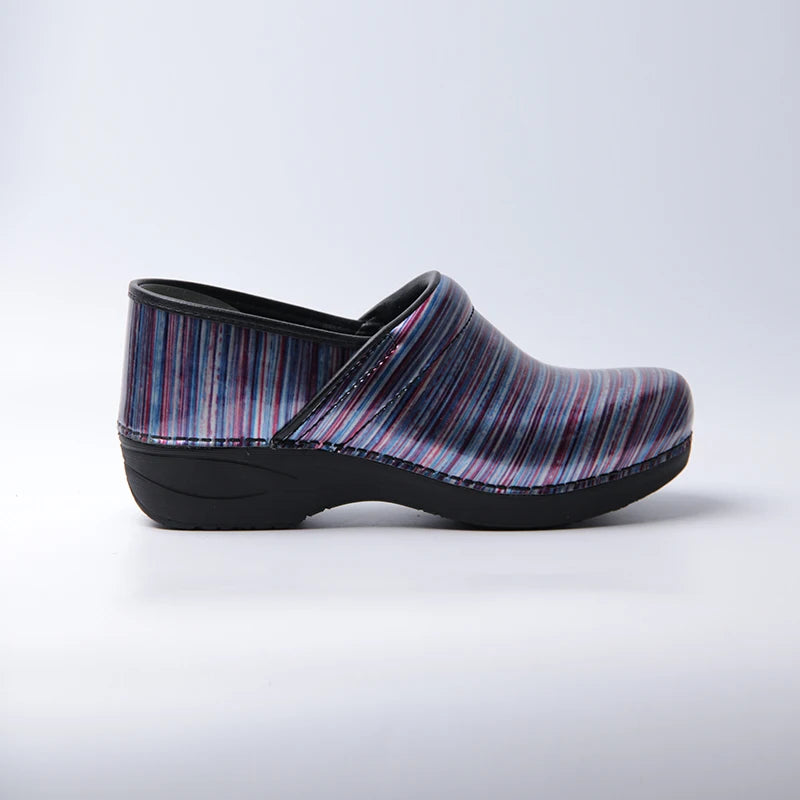 Clogs Women - Purple Lines