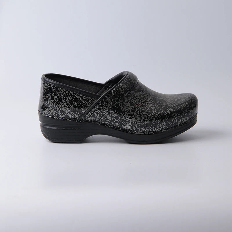 Clogs Women - Abstract Silver Design