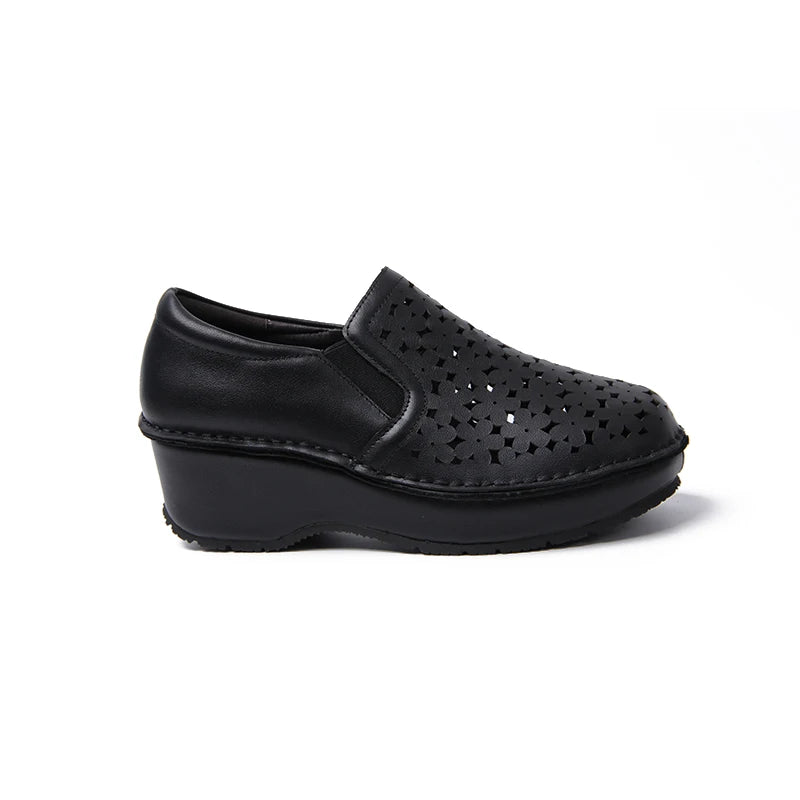 Summer Loafers Clogs Women - Hollow Roman Design