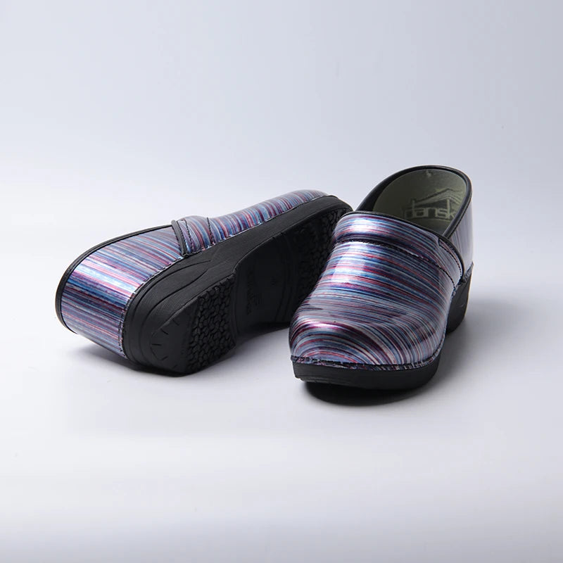 Clogs Women - Purple Lines