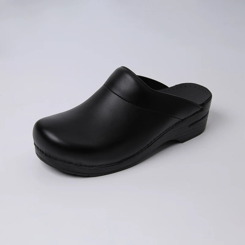 Clogs Women - Black Open Heel