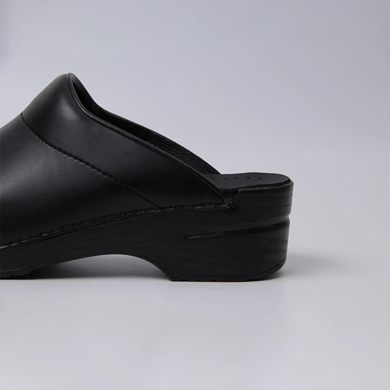 Clogs Women - Black Open Heel