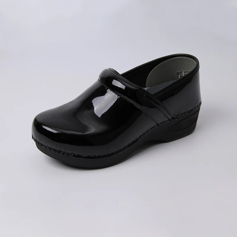 Clogs Women - Shiny Black