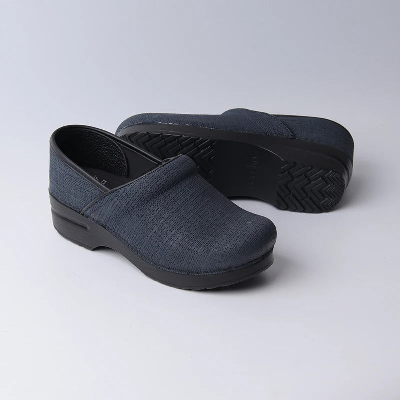 Clogs Women - Dark Blue Jeans Design