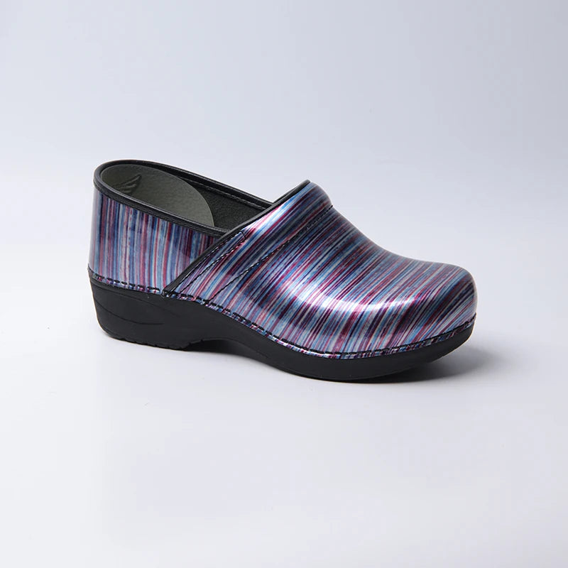 Clogs Women - Purple Lines