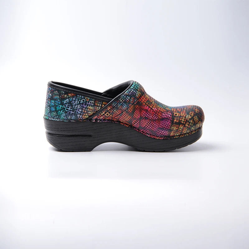 Clogs Women -  Matte Colorful Grid