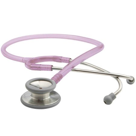 Adscope Pink Stethoscope with stainless steel finish