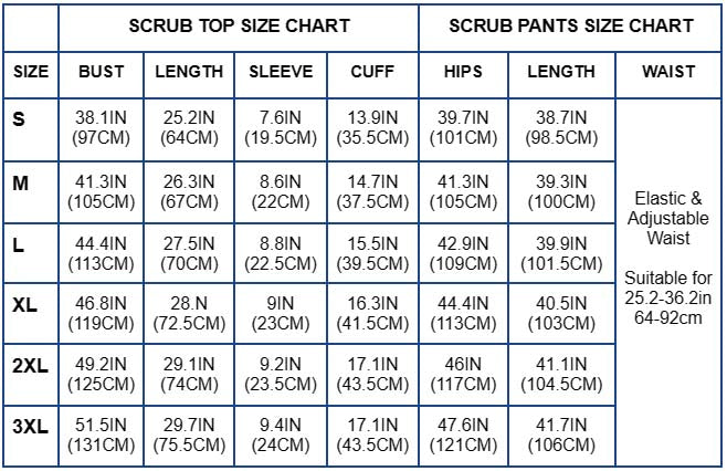 Men's Scrubs Medical Uniform Set V-neck Scrub